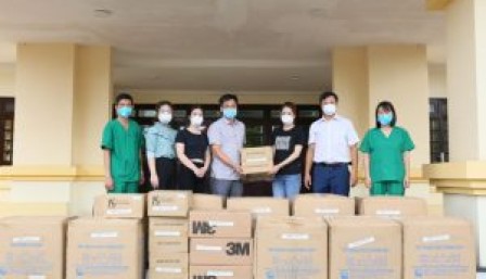 Người SCI chung sức đến với tâm dịch huyện Tân Yên, tỉnh Bắc Giang