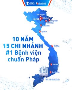 Chuỗi Nha khoa Paris trải dài từ Bắc vào Nam